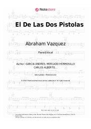 Sheet music, chords Abraham Vazquez, T3R Elemento - El De Las Dos Pistolas
