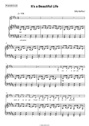 Sheet music, chords Billy Raffoul - It’s a Beautiful Life