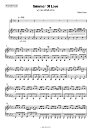 Sheet music, chords Marc Korn - Summer Of Love (Mysterio Radio Cut)