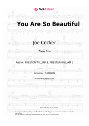 undefined Joe Cocker - You Are So Beautiful