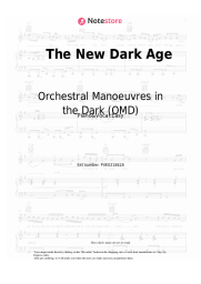 Sheet music, chords Orchestral Manoeuvres in the Dark (OMD) - The New Dark Age