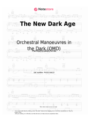 Sheet music, chords Orchestral Manoeuvres in the Dark (OMD) - The New Dark Age