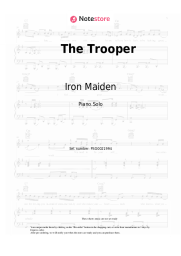 Sheet music, chords Iron Maiden - The Trooper