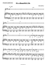 Sheet music, chords Billy Raffoul - It’s a Beautiful Life