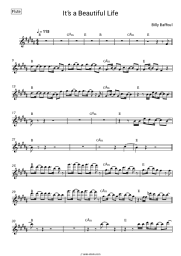 Sheet music, chords Billy Raffoul - It’s a Beautiful Life