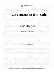 undefined Lucio Battisti - La canzone del sole