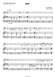 Sheet music, chords Jon Bellion, Luke Combs - WHY