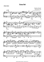 Sheet music, chords Ricchi e Poveri - Cosa sei