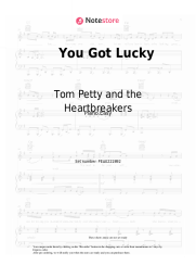 Sheet music, chords Tom Petty and the Heartbreakers - You Got Lucky