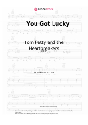 Sheet music, chords Tom Petty and the Heartbreakers - You Got Lucky