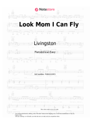 Sheet music, chords Livingston - Look Mom I Can Fly
