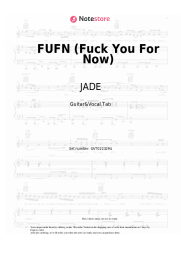 undefined JADE - FUFN (Fuck You For Now)