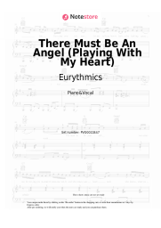 Sheet music, chords Eurythmics - There Must Be An Angel (Playing With My Heart)