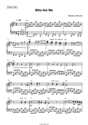 Sheet music, chords Franz Löffler, The Otto Sieben Orchestra - Who Are We