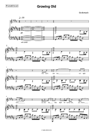 Sheet music, chords Godsmack - Growing Old