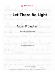 Sheet music, chords Astral Projection - Let There Be Light