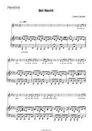 Sheet music, chords Deine Lakaien - Bei Nacht