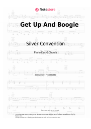 Sheet music, chords Silver Convention - Get Up And Boogie