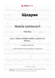 Sheet music, chords Mykola Leontovych - Carol of the Bells