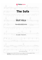 Sheet music, chords Wolf Alice - The Sofa
