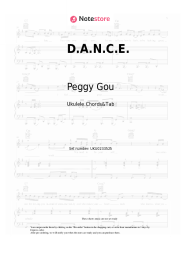 Sheet music, chords Peggy Gou - D.A.N.C.E.