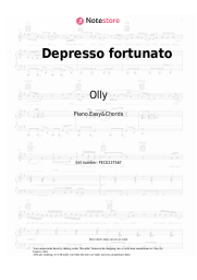 Sheet music, chords Olly, JVLI - Depresso fortunato