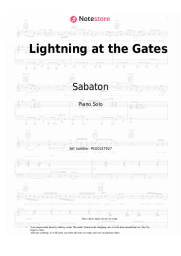 undefined Sabaton - Lightning at the Gates