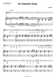 Sheet music, chords Missfits - Der Zigaretten Tango