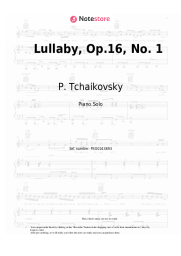 undefined P. Tchaikovsky - Lullaby, Op.16, No. 1