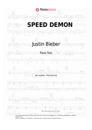 undefined Justin Bieber - SPEED DEMON