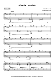 Sheet music, chords Matt Simons - After the Landslide