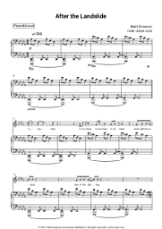 Sheet music, chords Matt Simons - After the Landslide