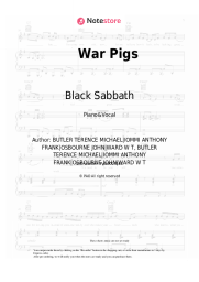 undefined Black Sabbath - War Pigs