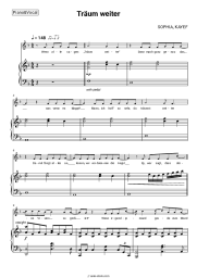 Sheet music, chords SOPHIA, KAYEF - Träum weiter