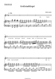 Sheet music, chords GroßstadtEngel - Gute Laune