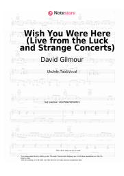 undefined David Gilmour - Wish You Were Here (Live from the Luck and Strange Concerts)