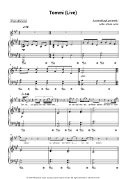 Sheet music, chords AnnenMayKantereit - Tommi