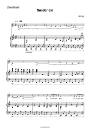 Sheet music, chords Brings - Sunderlein