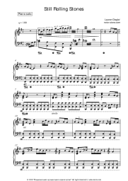 Sheet music, chords Lauren Daigle - Still Rolling Stones