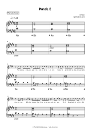 Sheet music, chords CYGO - Panda E