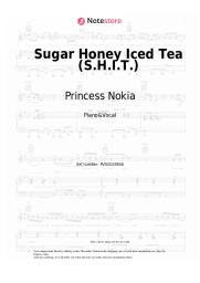 Sheet music, chords Princess Nokia - Sugar Honey Iced Tea (S.H.I.T.)