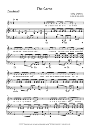 Sheet music, chords Milky Chance - The Game