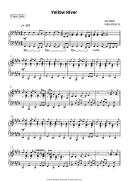 Sheet music, chords Christie - Yellow River