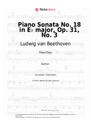 undefined Ludwig van Beethoven - Piano Sonata No. 18 in E♭ major, Op. 31, No. 3