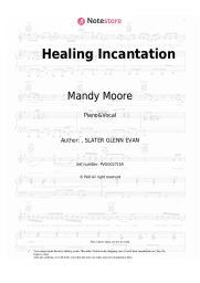 Sheet music, chords Mandy Moore - Healing Incantation