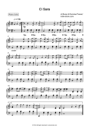 Sheet music, chords Al Bano & Romina Power - Ci Sara