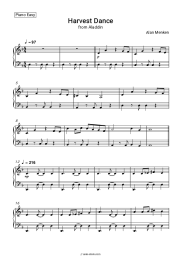 Sheet music, chords Alan Menken - Harvest Dance (From Aladdin)