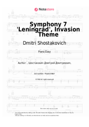 undefined Dmitri Shostakovich - Symphony 7 'Leningrad', Invasion Theme
