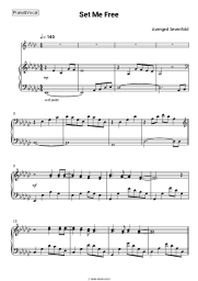 Sheet music, chords Avenged Sevenfold - Set Me Free