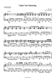 Sheet music, chords Yaki-Da - I Saw You Dancing